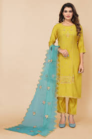 Yellow Cotton Kurti